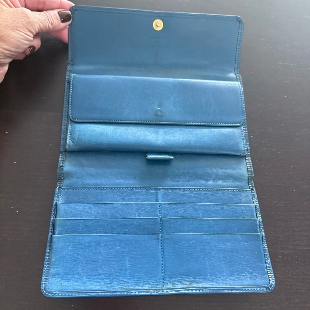 Louis Vuitton Wallet Épi Leather blue Vintage - Picture 3 of 5